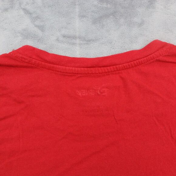 Disney Shirt Kids L 11 to 13 Red Mickey Mouse Print Short Sleeve Graphic Tee - Picture 10 of 10